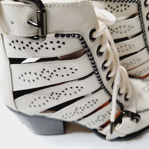 Coach Paisley Leather Bootie Size 6 - Picture 7 of 9